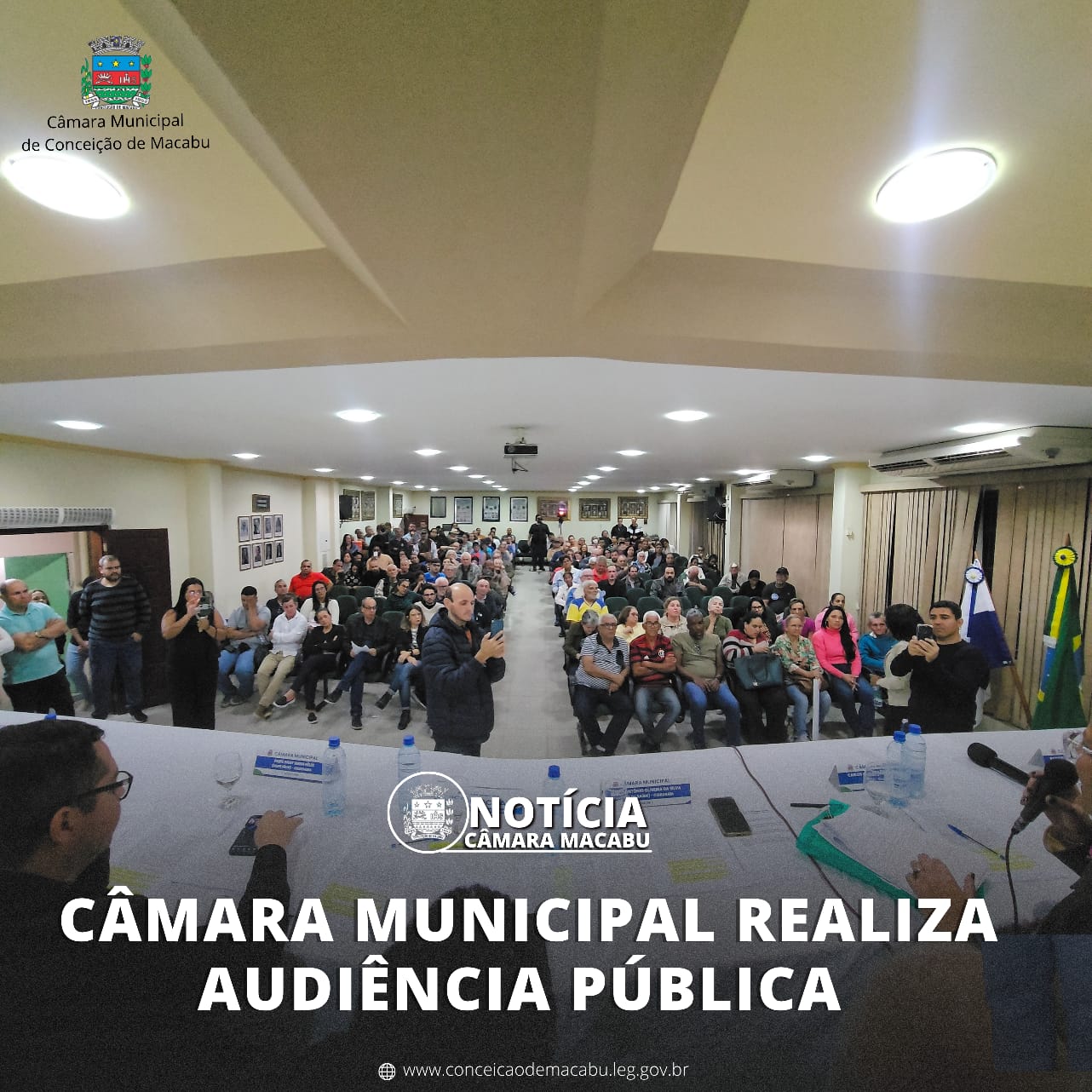 Câmara Municipal Realiza Audiência Pública.