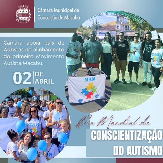 DIA MUNDIAL DA CONSCIENTIZAÇÃO DO AUTISMO