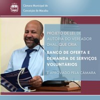 APROVADO PLO Nº 33/2023 - FICA CRIADO BANCO DE OFERTA E DEMANDA DE SERVIÇOS VOLUNTÁRIOS