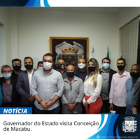 Governador do Estado visita Conceição de Macabu.