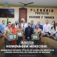 HOMENAGEM MERECIDA! 
