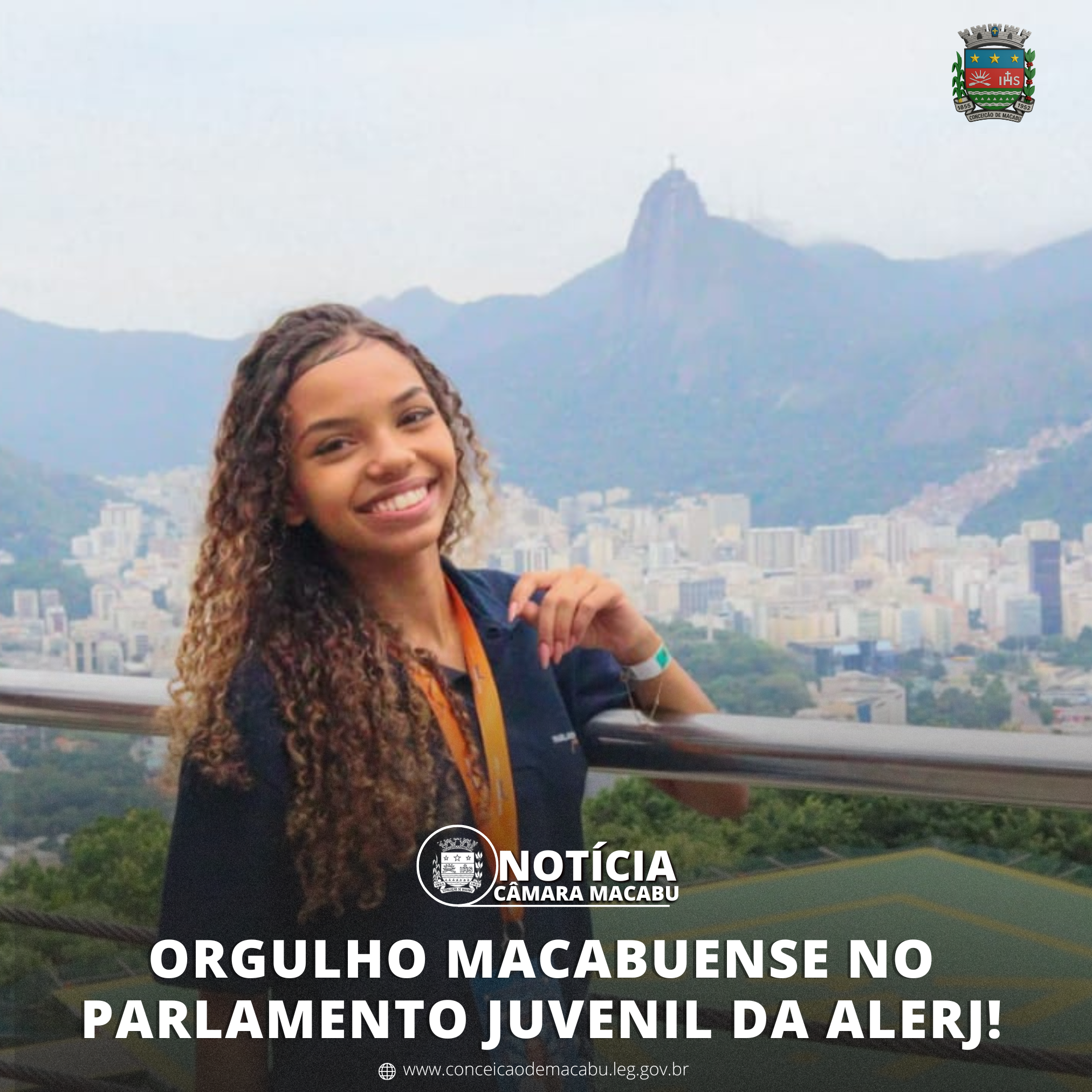 ORGULHO MACABUENSE NO PARLAMENTO JUVENIL DA ALERJ!