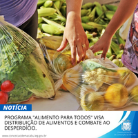 PROGRAMA ALIMENTO PARA TODOS VISA DISTRIBUIÇÃO DE ALIMENTOS E COMBATE AO DESPERDÍCIO. 