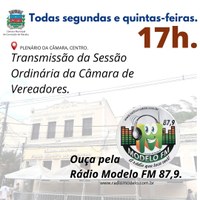 Anota aí: Todas segundas e quintas-feiras tem Sessão Ordinária da Câmara Municipal de Conceição de Macabu 