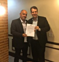 Vereador Barcelos Resina cumpre agenda com presidente do Incra e com deputado federal Áureo Ribeiro em busca de investimentos para a agricultura do Município